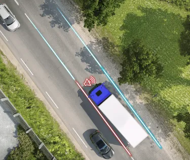 Alerts the driver in case of lane drift and brings the vehicle back within lane markings